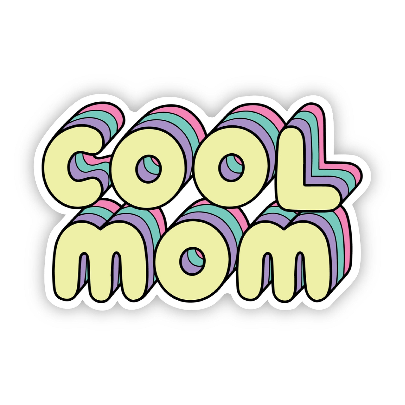 Big Moods Cool Mom Sticker