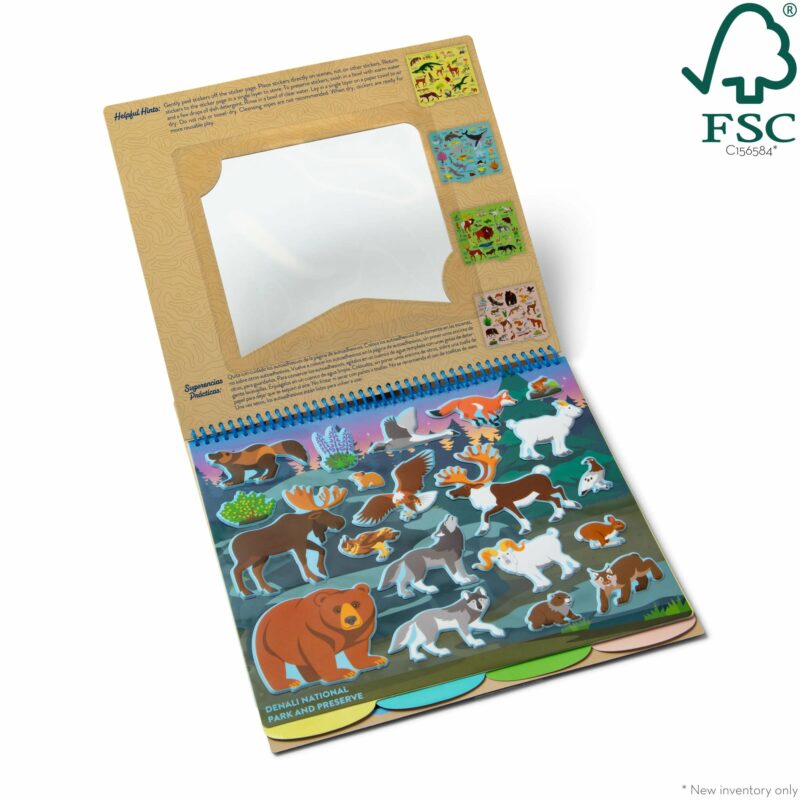 National Parks Park Animals Reusable Stickers made by Melissa & Doug