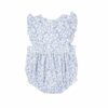 Blue Calico Floral Bamboo Viscose Sunsuit from Angel Dear