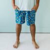 Surf's Up Short Sleeve Bamboo Viscose Men's Set from Little Sleepies