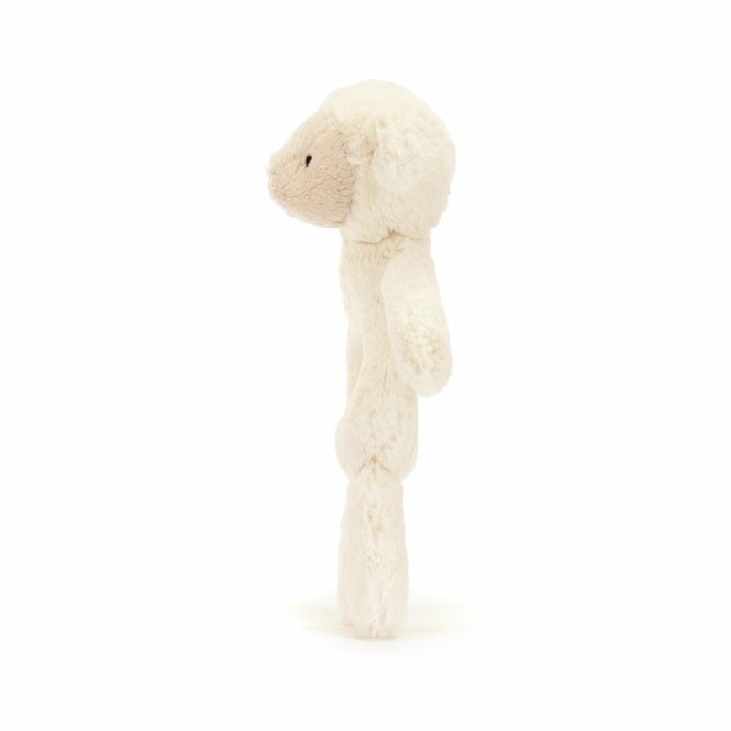 Bashful Lamb Ring Rattle made by Jellycat