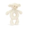 Jellycat Bashful Lamb Ring Rattle Toys