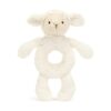 Jellycat Bashful Lamb Ring Rattle