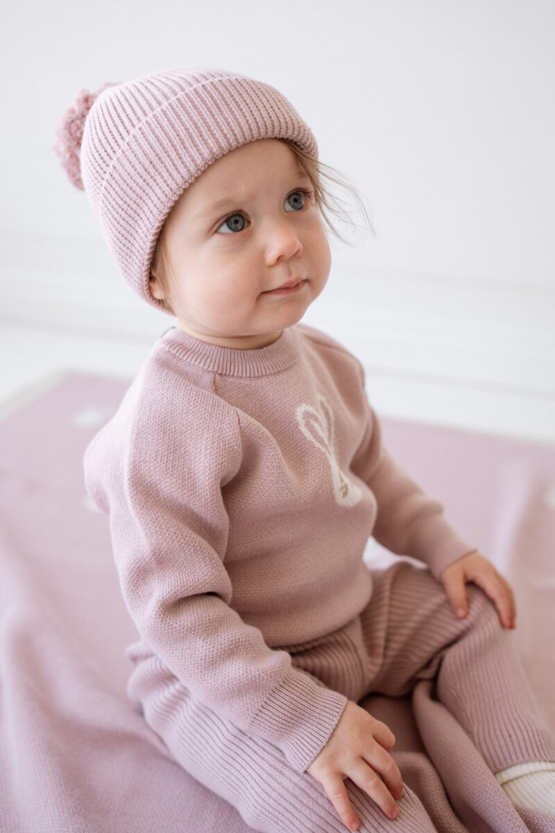 Ethan Jumper in Powder Pink 