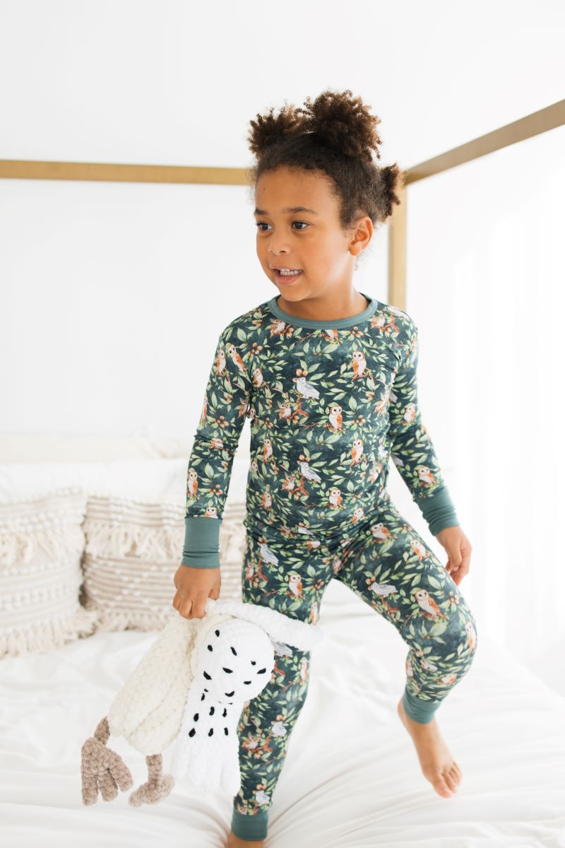 Kindthing Night Owl Two-Piece Pajama Set