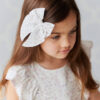 Organic Cotton Bow in Fifi Lilac  from Jamie Kay