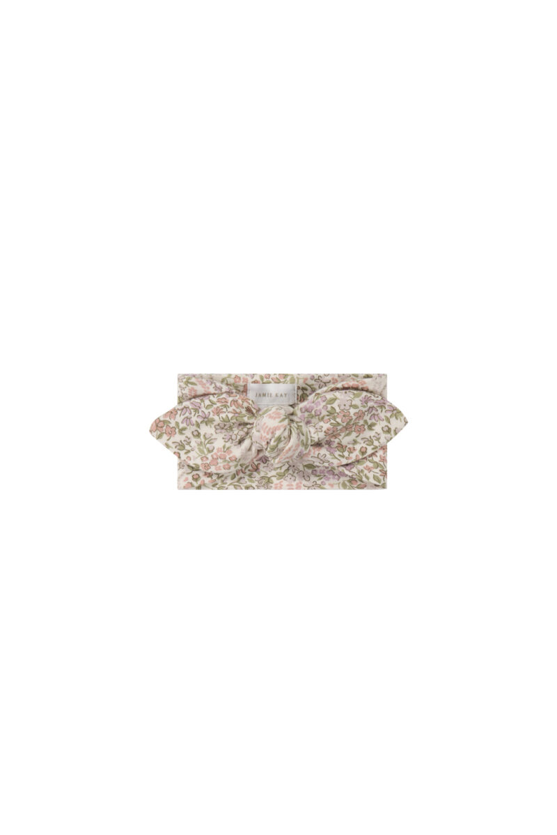 Jamie Kay Organic Cotton Headband in April Eggnog 