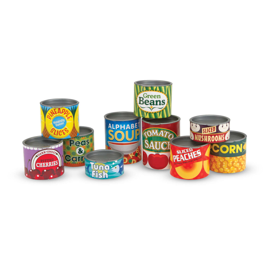 Melissa & Doug Let's Play House! Grocery Cans