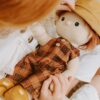 Dinkum Doll Travel Togs in Apricot made by Olli Ella
