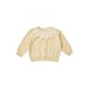 Quincy Mae Petal Knit Sweater in Lemon