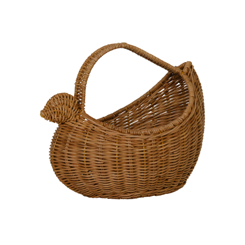 Rattan Chicken Basket in Natural made by Olli Ella