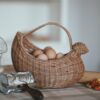 Olli Ella Rattan Chicken Basket in Natural