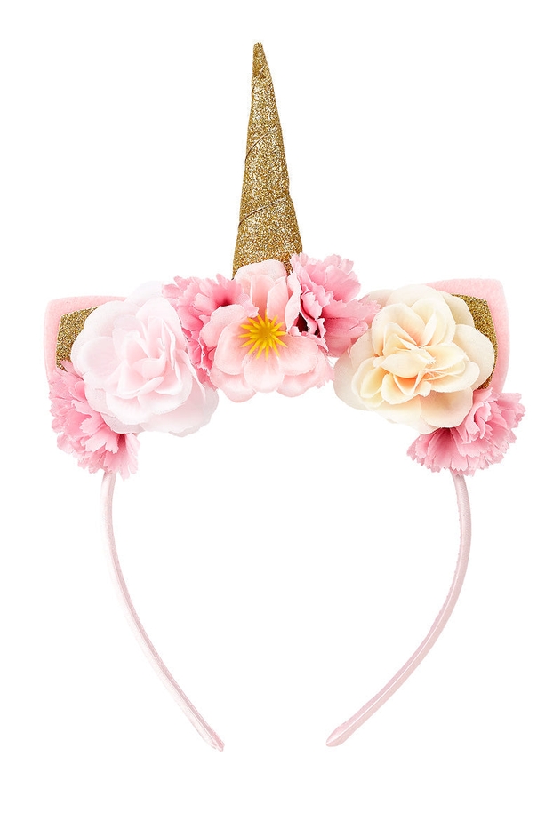 Speedy Monkey Unicorn Headband with Roses