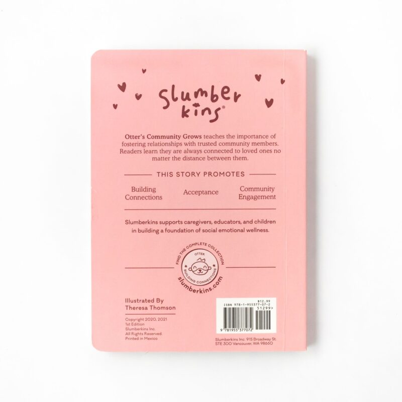 Otter's Heart Family Borard Book made by Slumberkins