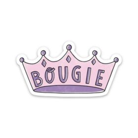 Big Moods Bougie Crown Sticker