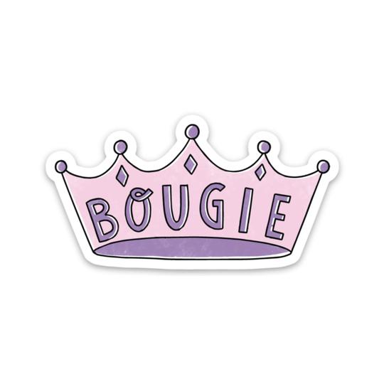 Big Moods Bougie Crown Sticker