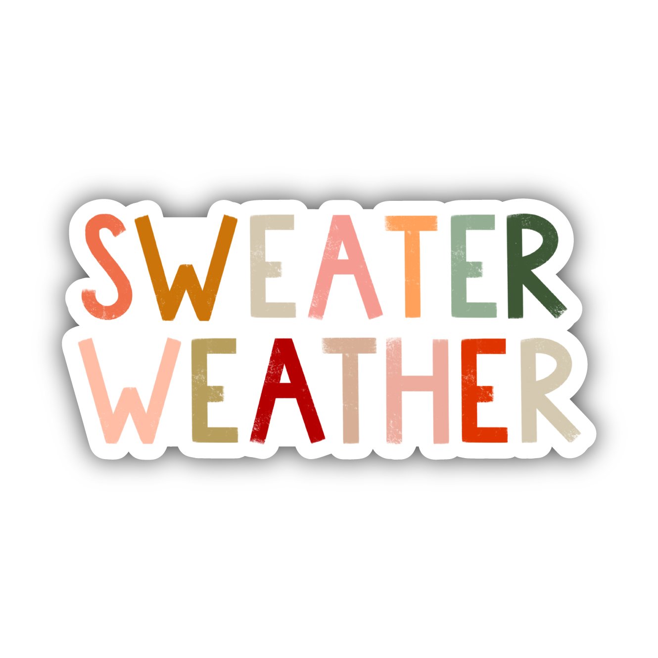 Big Moods Sweater Weather Sticker