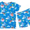 Birdie Bean Care Bears Grumpy Coffee Bamboo Viscose 2-Piece Short Sleeve Pajamas