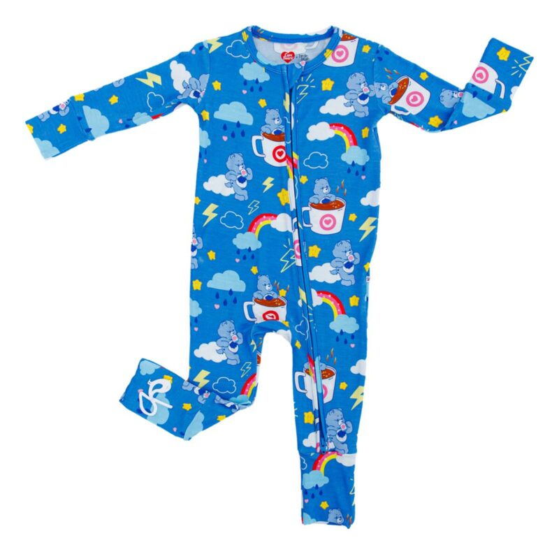 Birdie Bean Care Bears Grumpy Coffee Bamboo Viscose Convertible Romper