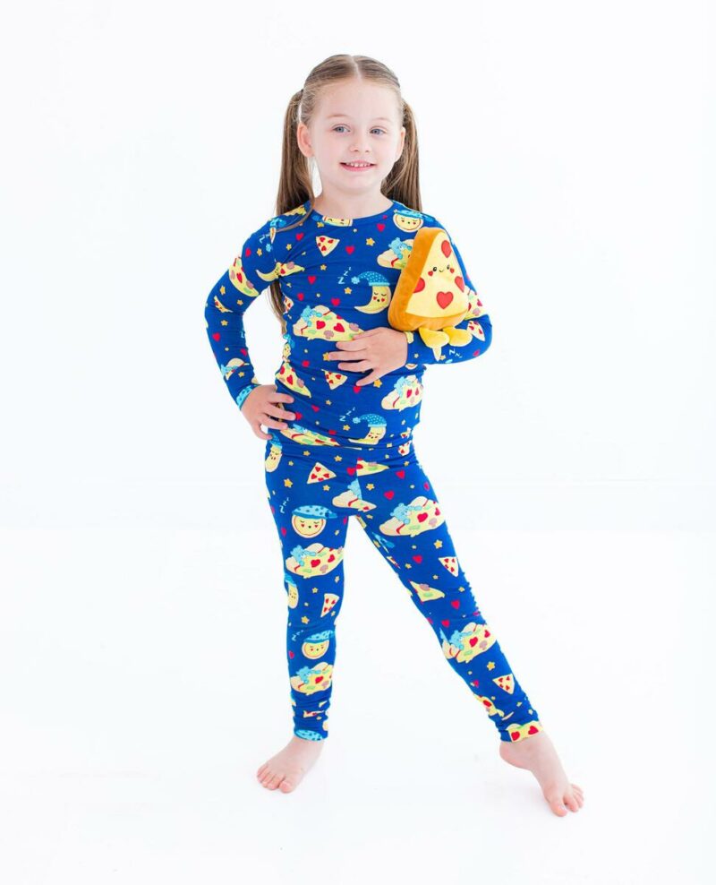 Birdie Bean Pizza Care Bears Pajama Set