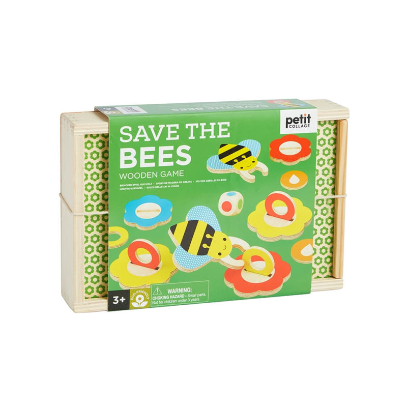 Petit Collage Save the Bees Wooden Game