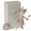 Maileg Tooth Fairy Mouse Little Sister in Matchbox