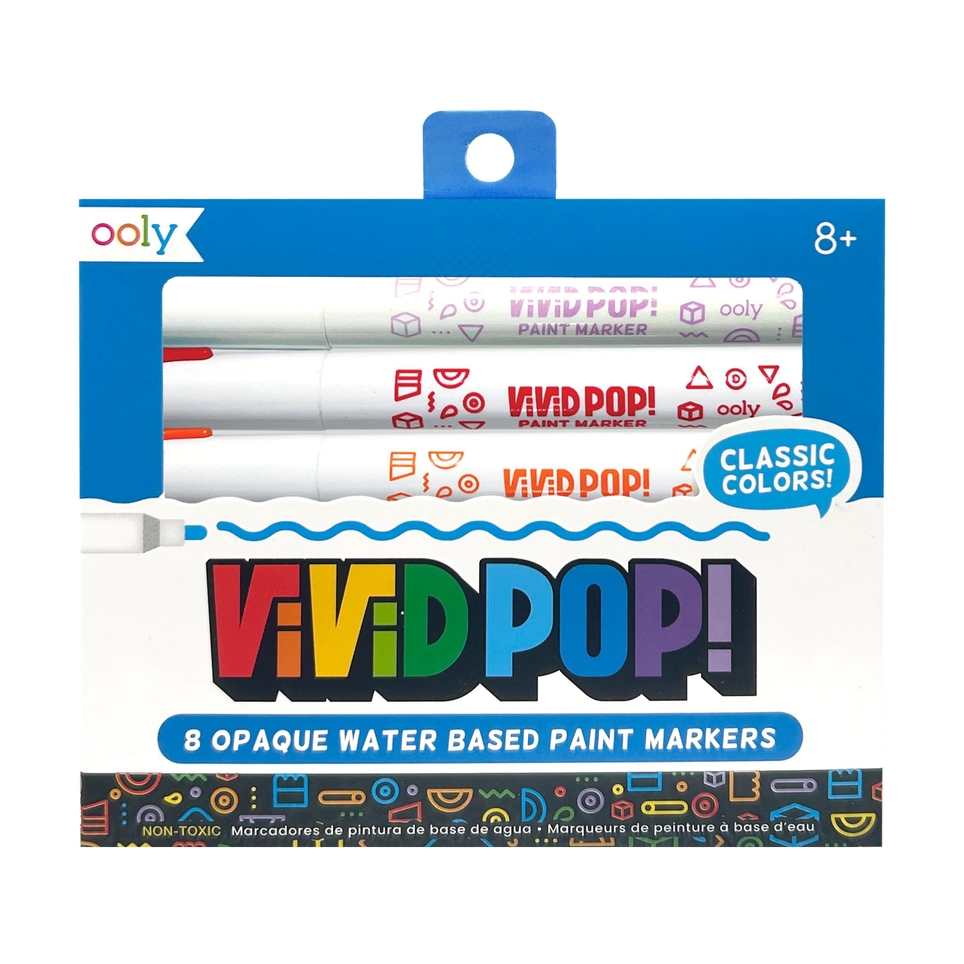 OOLY Vivid Pop! Water Based Paint Markers