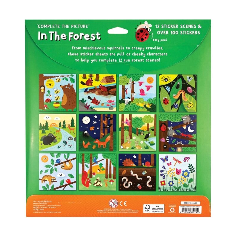 In The Forest Sticker Scenes! from OOLY