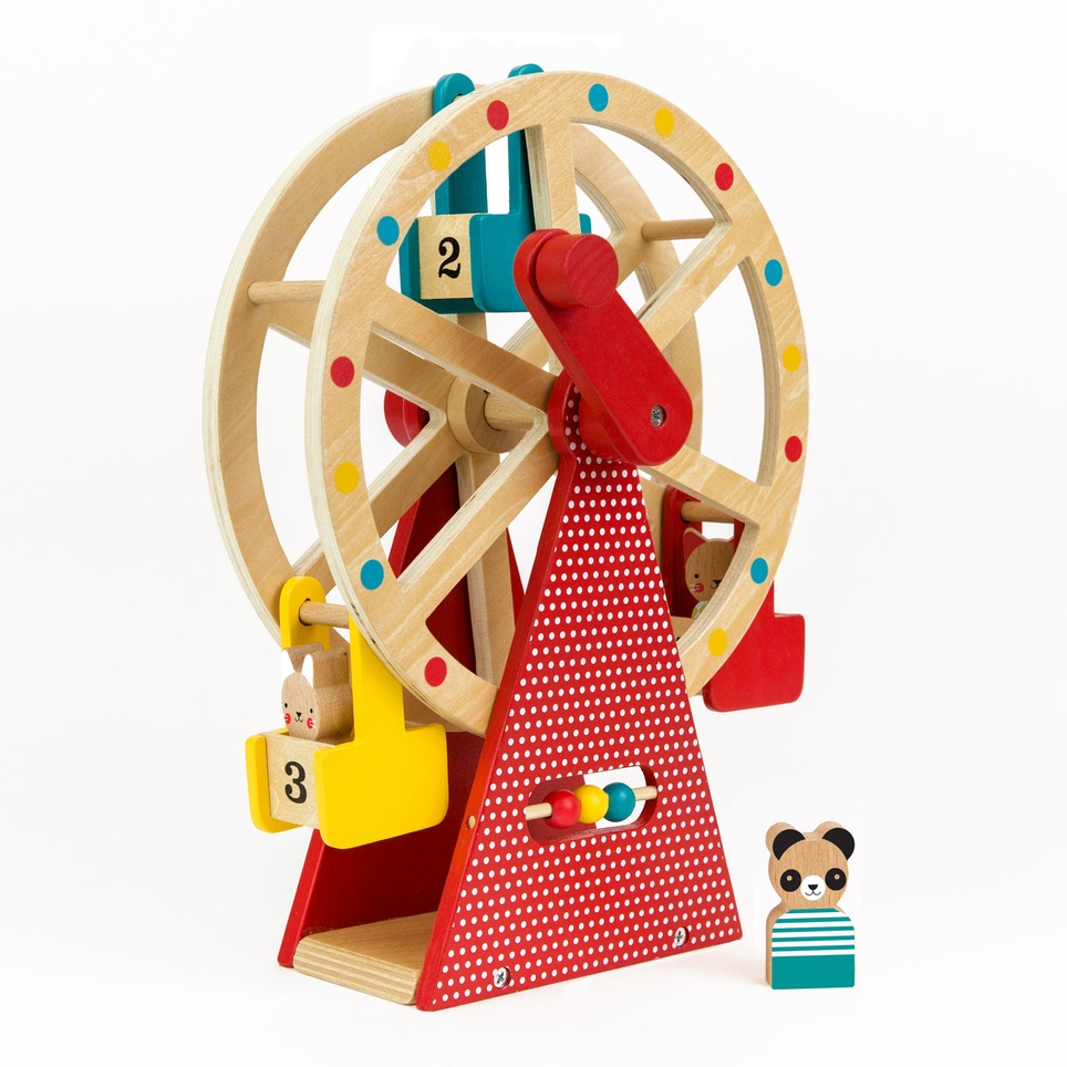 Petit Collage Wooden Ferris Wheel Carnival Play Set