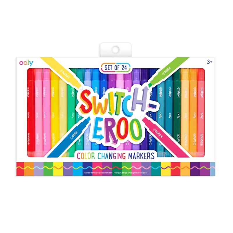 OOLY Switch-eroo! Color-Changing Markers Set of 24