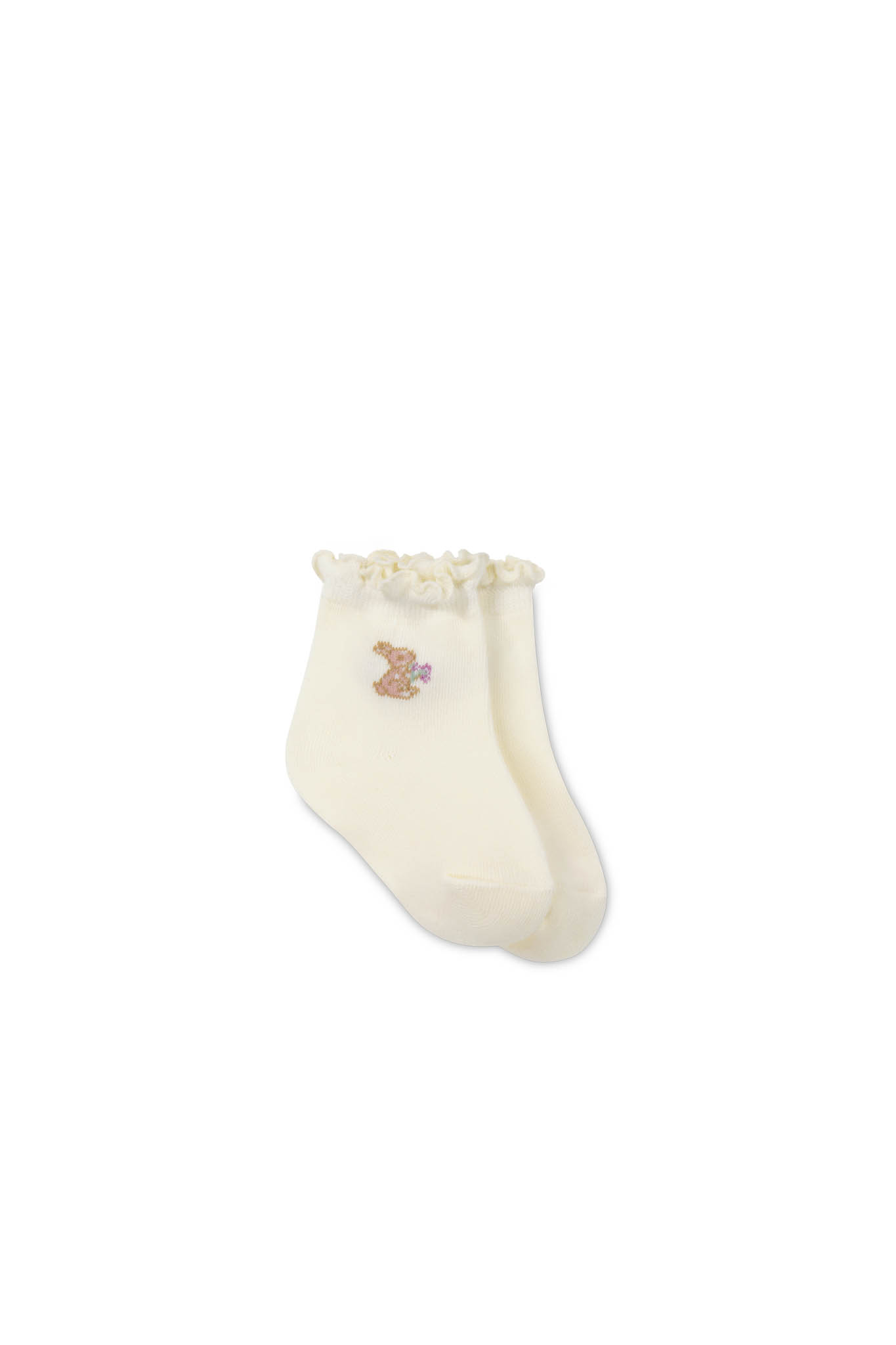 Jamie Kay Alison Sock In Bunny Parchment