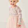 Jamie Kay Anna Tulle Dress In April Floral Mauve