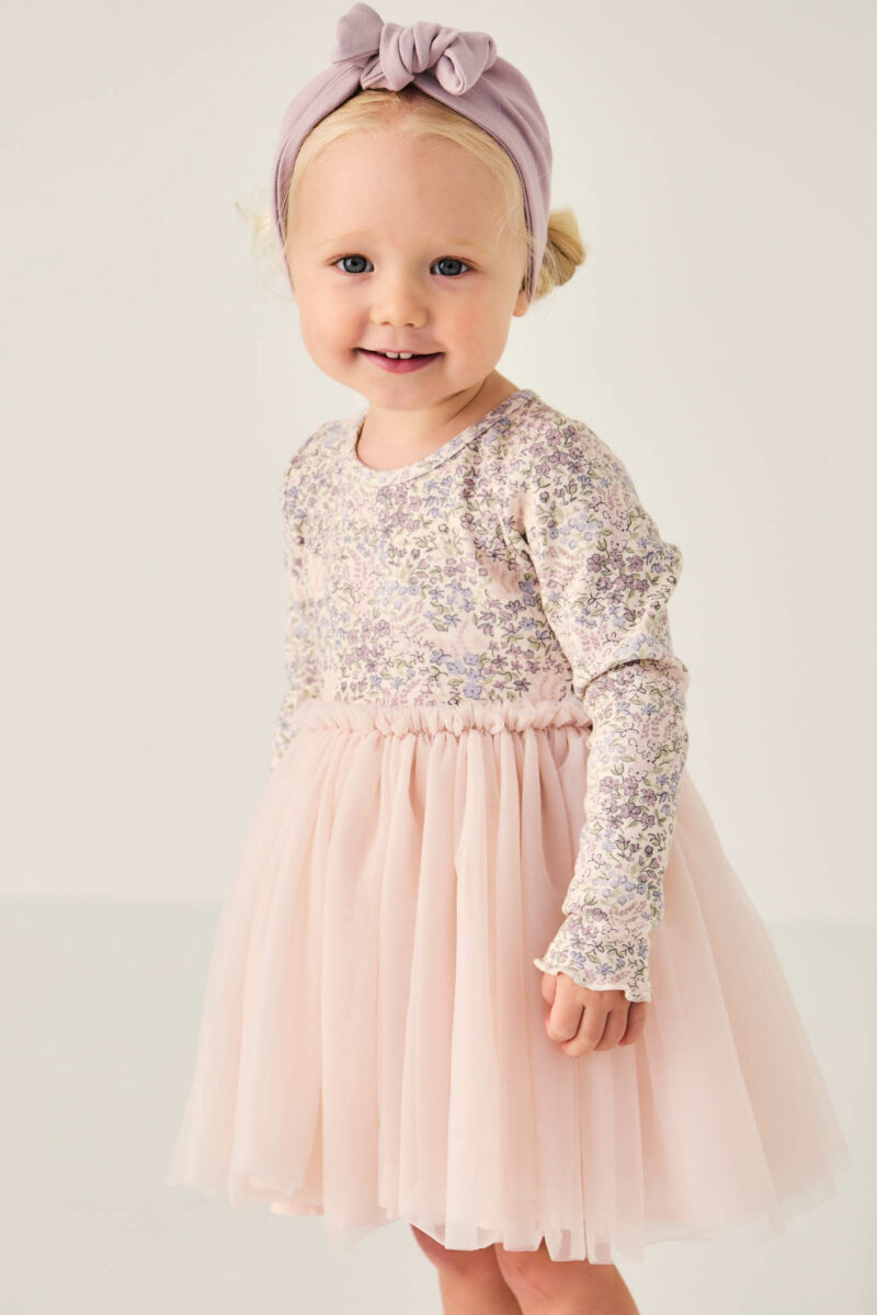 Jamie Kay Anna Tulle Dress In April Floral Mauve