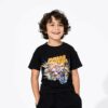 Bellabu Bear Paw Patrol Mighty Movie Paw Power Pups Obsidian Black Bamboo T-Shirt