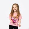 Bellabu Bear Paw Patrol Mighty Movie Skye Dusty Rose Bamboo Kids T-Shirt