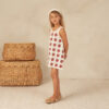 Rylee + Cru Crochet Tank Mini Dress In Strawberry