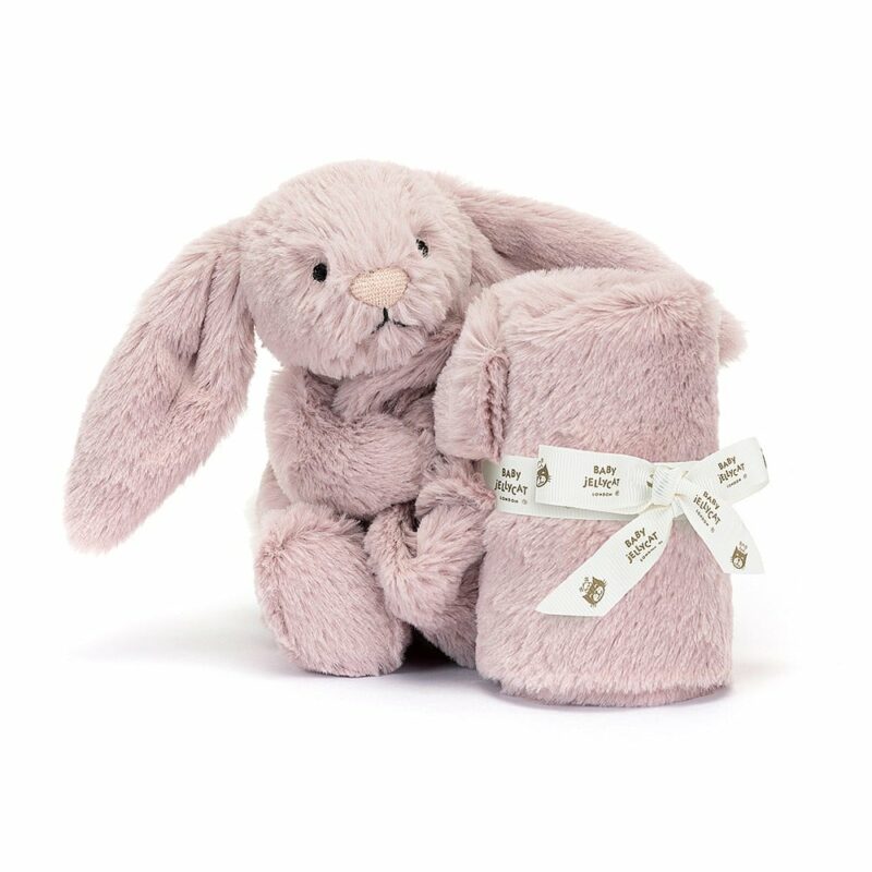 Bashful Luxe Bunny Rosa Soother from Jellycat