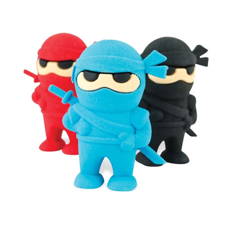 Ninja Erasers Set of 3 from OOLY