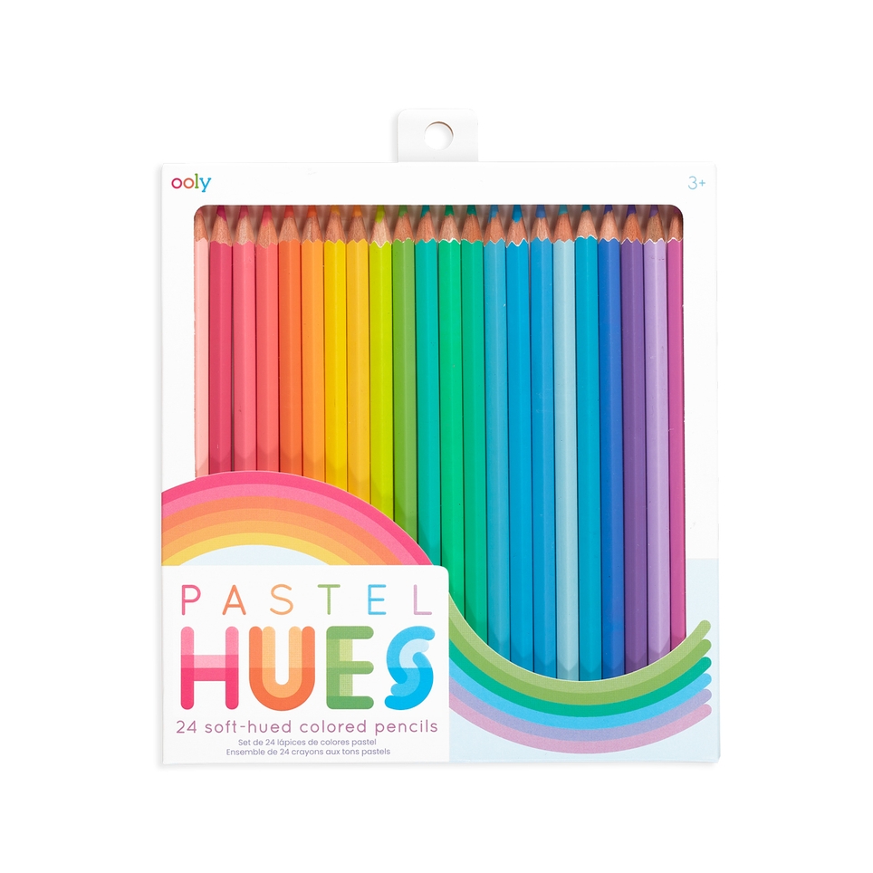 OOLY Pastel Hues Colored Pencils Set of 24