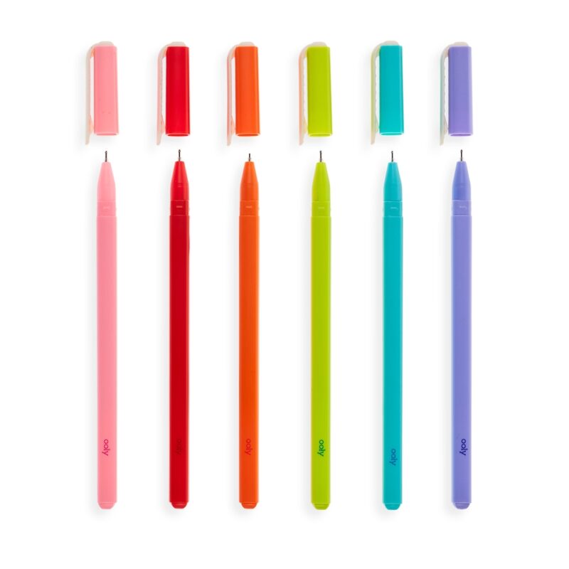 Fine Lines Gel pens Set of 6 made by OOLY