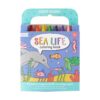 OOLY Sea Life Carry Along Crayon & Coloring Book Kit