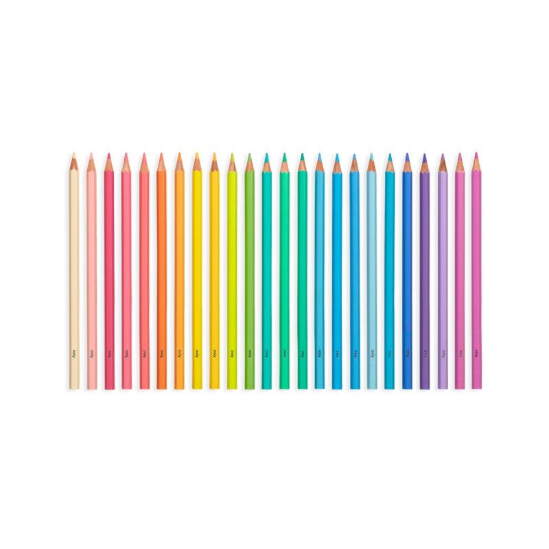 Pastel Hues Colored Pencils Set of 24 from OOLY