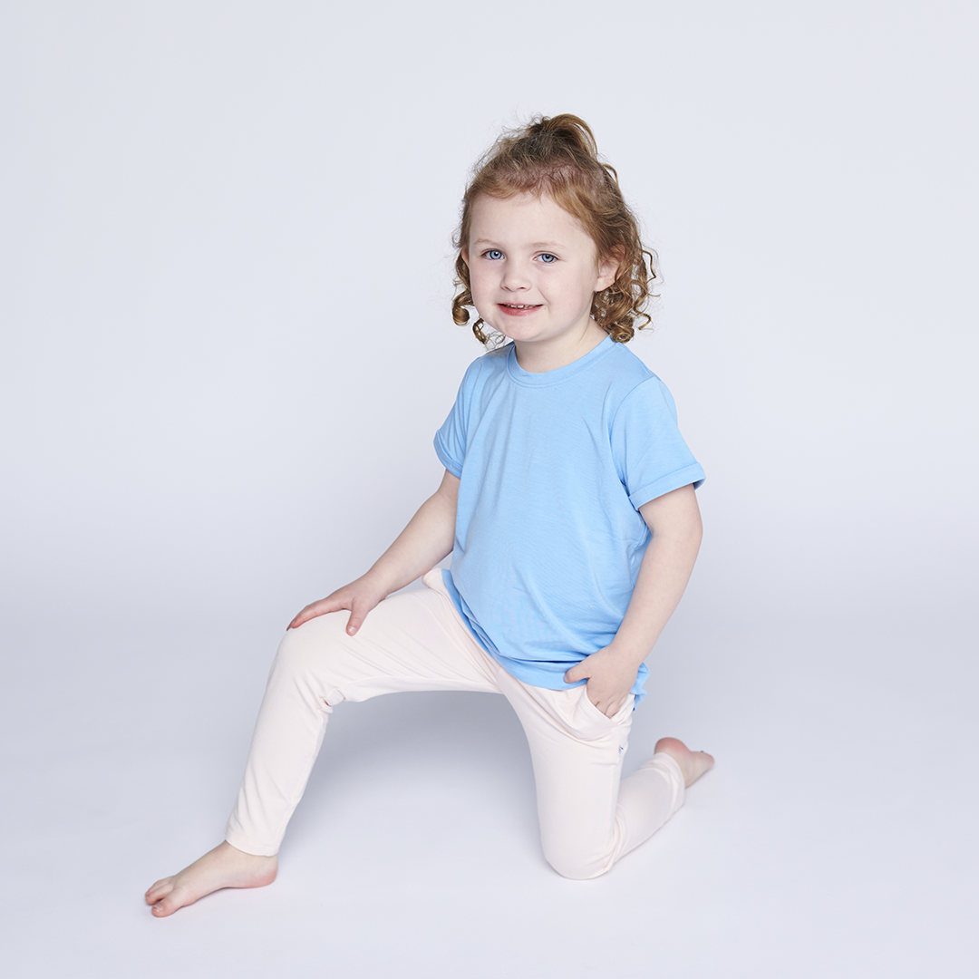 Hanlyn Collective Iceberg Blue Little Bamboo Lyocell T-Shirt