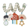 Itzy Bitzy Farm Spiral Car Seat Activity Toy from Itzy Ritzy