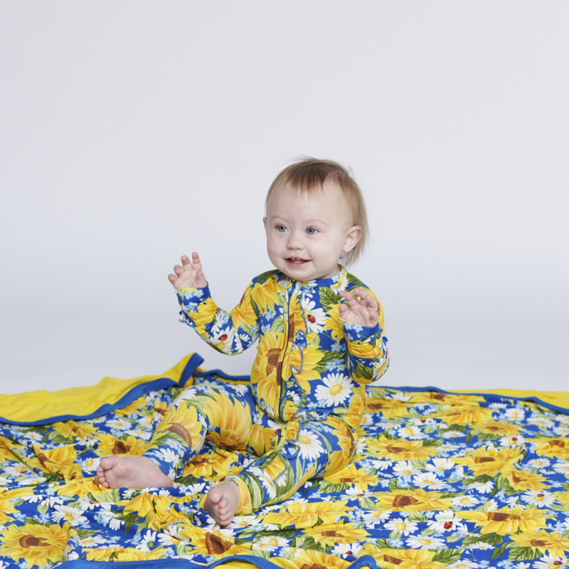 Here Comes The Sun Bamboo Lyocell Convertible Rompsie from Hanlyn Collective