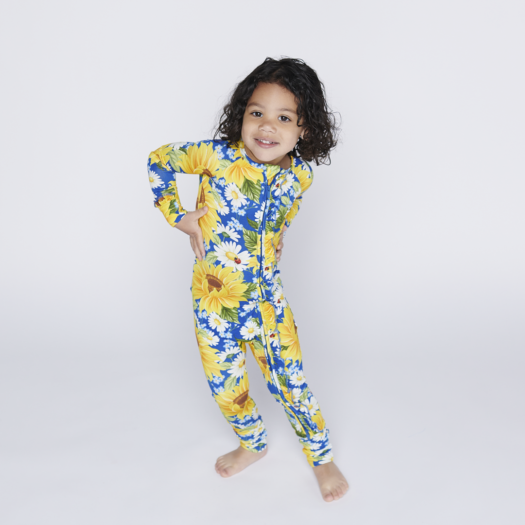 Hanlyn Collective Here Comes The Sun Bamboo Lyocell Convertible Rompsie