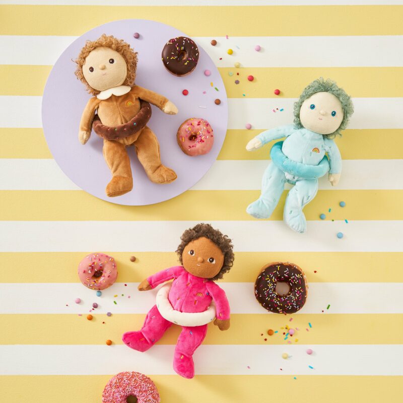 Olli Ella Dinky Dinkums Sweet Treats Darcy Donut In Latte Toys
