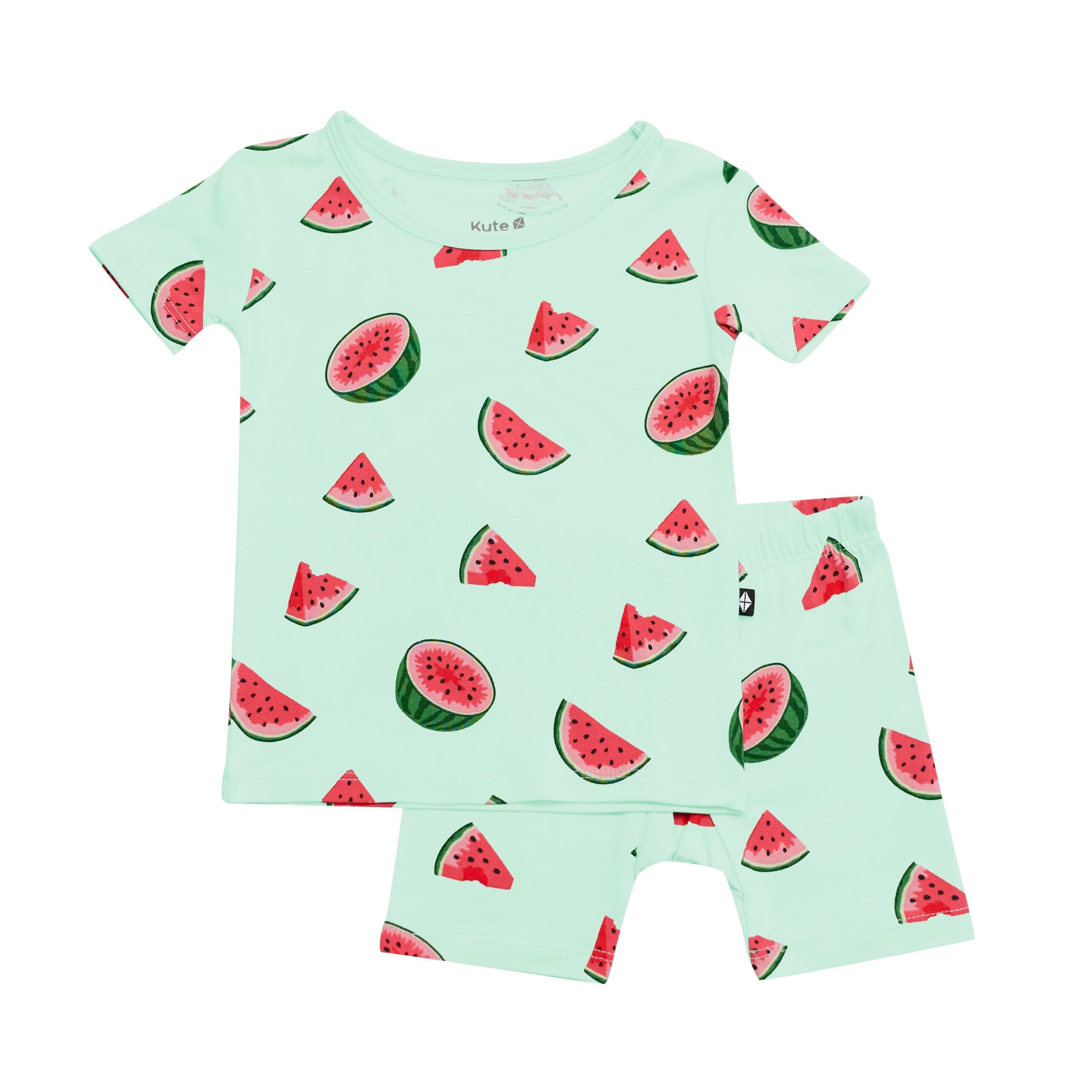 Kyte BABY Short Sleeve Pajamas in Watermelon