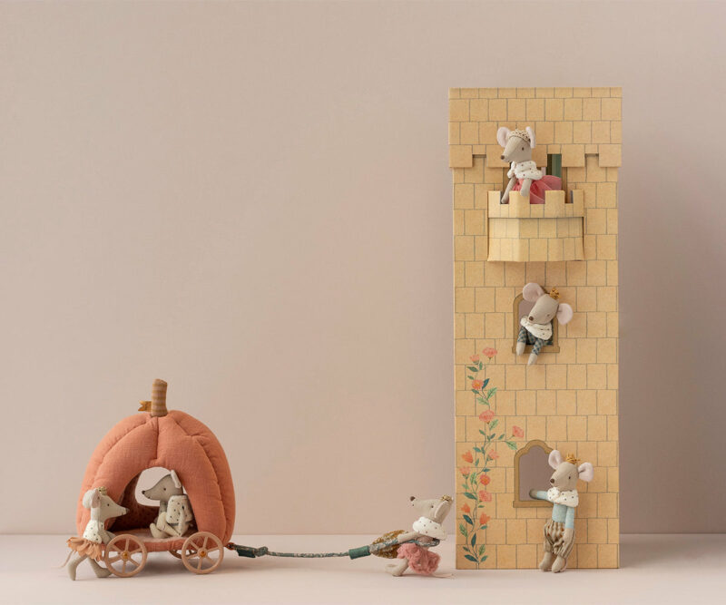 Maileg Pumpkin Carriage For Mouse Toys