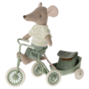 Big Brother Tricycle Mouse In Mint from Maileg